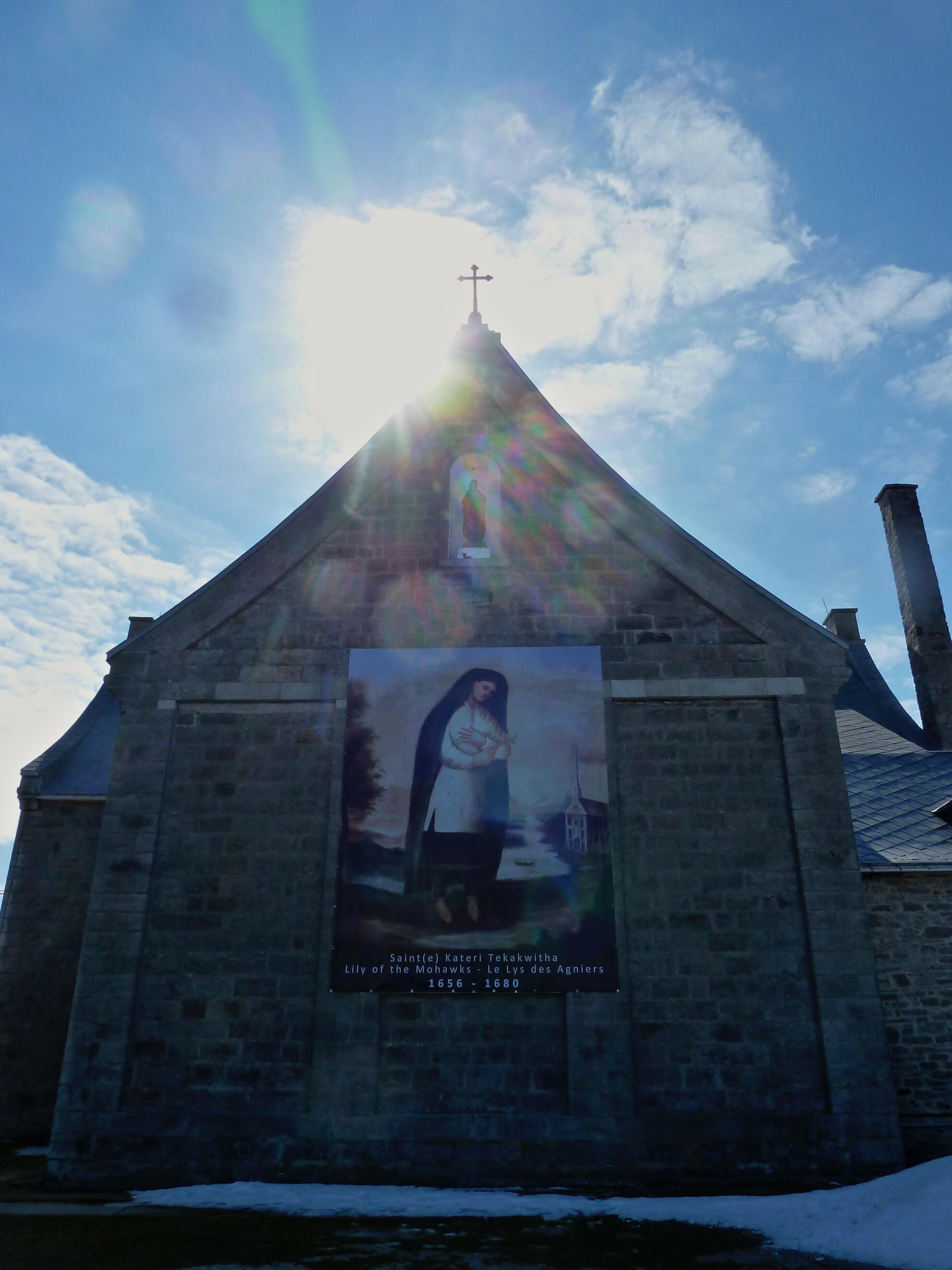 Jesus on the Shrine of St Kateri Tekakwitha in Canada by Paul McCarthy. iluminar.au Jesus on the Shrine of St Kateri Tekakwitha in Canada by Paul McCarthy. iluminar.au